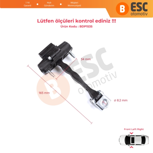 Fiat 500 E 332 Electric 52192408 İçin Ön Sağ veya Sol Kapı Gergisi