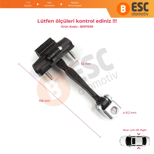 Renault Dacia Duster MK2 HM 2017-2024 804300992R İçin Arka Sağ veya Sol Kapı Gergisi