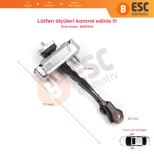 Toyota Avensis MK3 T27 T270 2009-2018 68610-05052 İçin Ön Sağ veya Sol Kapı Gergisi