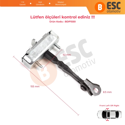 Toyota Auris MK1 E150 E15 2007-2012 68610-02111 İçin Ön Sağ veya Sol Kapı Gergisi