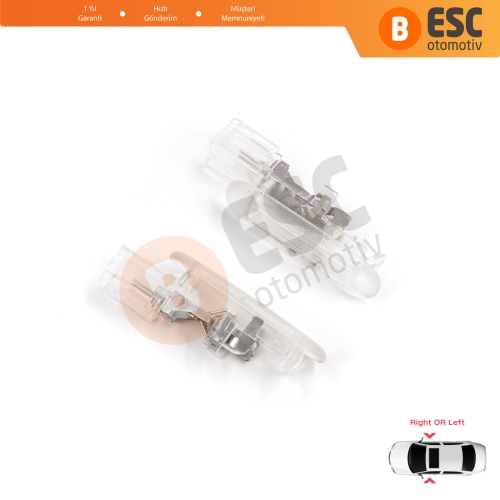 Renault Clio MK3 Megane MK2 3 Scenic MK2 3 Fluence L3 8200120715 için 2 Adet Kapı İçi Aydınlatma Lambası