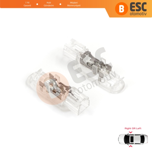 Renault Clio MK3 Megane MK2 3 Scenic MK2 3 Fluence L3 8200120715 için 2 Adet Kapı İçi Aydınlatma Lambası