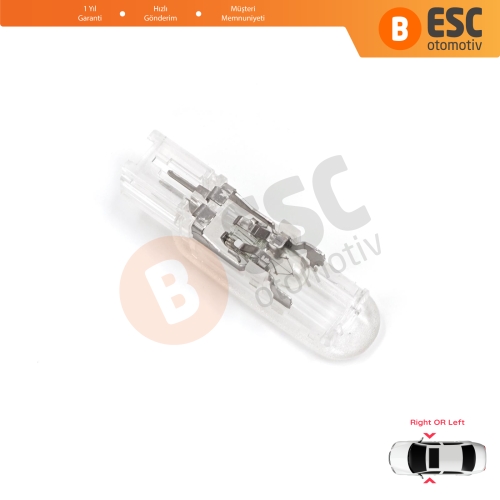 Renault Clio MK3 Megane MK2 3 Scenic MK2 3 Fluence L3 8200120715 için 1 Adet Kapı İçi Aydınlatma Lambası