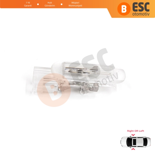 Renault Clio MK3 Megane MK2 3 Scenic MK2 3 Fluence L3 8200120715 için 1 Adet Kapı İçi Aydınlatma Lambası