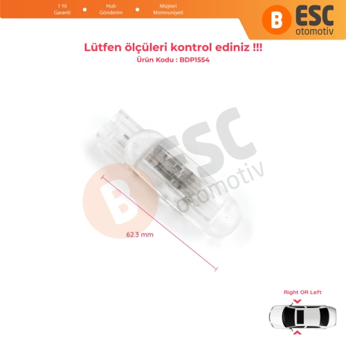 Renault Clio MK3 Megane MK2 3 Scenic MK2 3 Fluence L3 8200120715 için 1 Adet Kapı İçi Aydınlatma Lambası