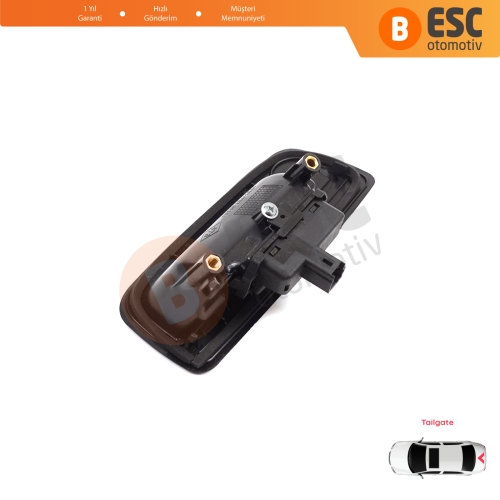 Renault Kangoo MK2 Express FW Be Bop KW Mercedes Citan W415 8200497807 için Tek Kapı Arka Bagaj Açma Kolu Siyah