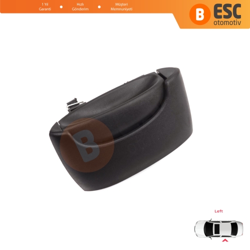 Renault Kangoo KC Express FC Nissan Kubistar MK1 X76 8200107371 için Sol Yan Sürgülü Kapı Dış Açma Kolu Siyah