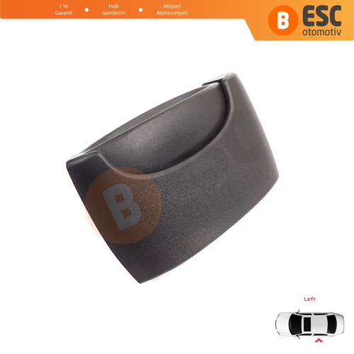 Renault Kangoo KC Express FC Nissan Kubistar MK1 X76 8200107371 için Sol Yan Sürgülü Kapı Dış Açma Kolu Siyah