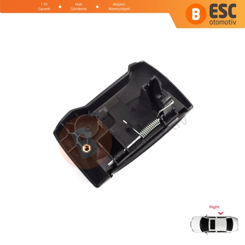 Renault Kangoo KC Express FC Nissan Kubistar MK1 X76 8200107372 için Sağ Yan Sürgülü Kapı Dış Açma Kolu Siyah