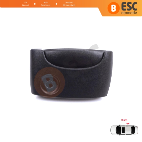 Renault Kangoo KC Express FC Nissan Kubistar MK1 X76 8200107372 için Sağ Yan Sürgülü Kapı Dış Açma Kolu Siyah