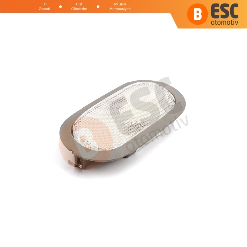 Renault Clio MK1 MK2 Symbol Thalia Nissan Platina Quest Primastar Trafic Vivaro X83 8200543879 için İç Tavan Lambası Gri