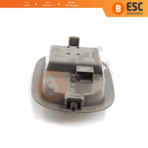 Renault Clio MK1 MK2 Symbol Thalia Nissan Platina Quest Primastar Trafic Vivaro X83 8200543879 için İç Tavan Lambası Gri