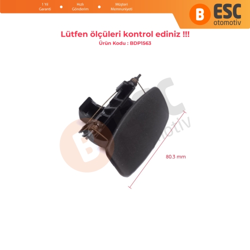 Renault Clio MK2 Faz 2 2001-2003 Symbol Thalia 2008-2012 681083300R için Torpido Kapak Açma Mandalı Yaylı Siyah