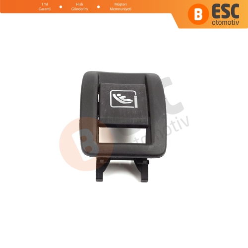 Renault Megane MK4 BFB B9A K9A 2015-On 4/5 Kapı için 1 Adet Arka Çocuk Koltuk Emniyet İsofix Kapağı Plastik Tapa