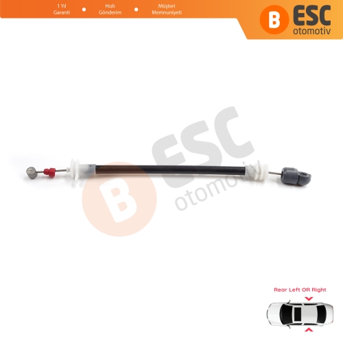 BMW X5 E53 2000-2006 51228243635 51228243636 için Arka Dış Kapı Kolu Taşıyıcı Açma Teli 220 mm 