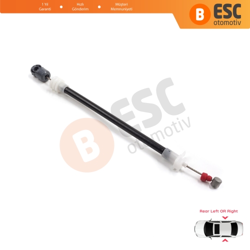 BMW X5 E53 2000-2006 51228243635 51228243636 için Arka Dış Kapı Kolu Taşıyıcı Açma Teli 220 mm 