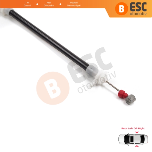 BMW X5 E53 2000-2006 51228243635 51228243636 için Arka Dış Kapı Kolu Taşıyıcı Açma Teli 220 mm 