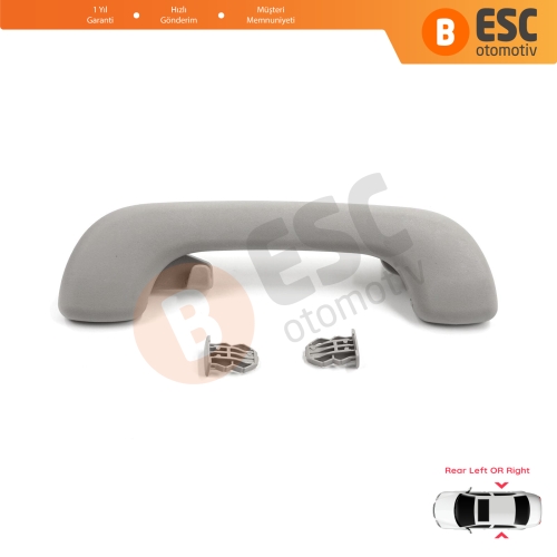 Renault Megane 3 4 Scenic 3 Clio 4 Kadjar Captur  Master 3 Movano 739400011R İçin Arka Kapı Yolcu Tavan El Tutamağı Açık Gri
