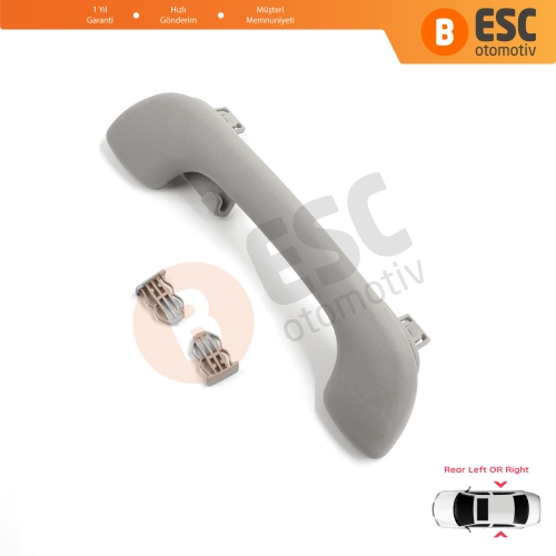Renault Megane 3 4 Scenic 3 Clio 4 Kadjar Captur  Master 3 Movano 739400011R İçin Arka Kapı Yolcu Tavan El Tutamağı Açık Gri