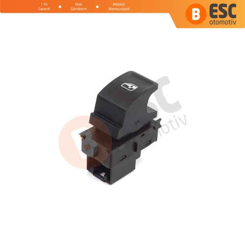 VW Crafter 2 Golf 7 Passat B8 Polo 6 Octavia 4 Superb 3 Leon 3 Ibiza 5 Ateca Audi A1 MK2 5G0959855M İçin Yolcu Kapı Tekli Cam Açma Düğmesi 4 Pin Anahtarı 