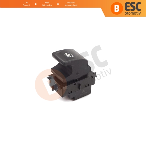 VW Crafter 2 Golf 7 Passat B8 Polo 6 Octavia 4 Superb 3 Leon 3 Ibiza 5 Ateca Audi A1 MK2 5G0959855M İçin Yolcu Kapı Tekli Cam Açma Düğmesi 4 Pin Anahtarı 