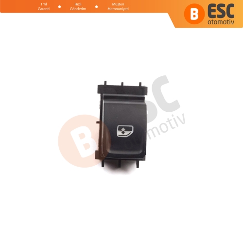 VW Crafter 2 Golf 7 Passat B8 Polo 6 Octavia 4 Superb 3 Leon 3 Ibiza 5 Ateca Audi A1 MK2 5G0959855M İçin Yolcu Kapı Tekli Cam Açma Düğmesi 4 Pin Anahtarı 