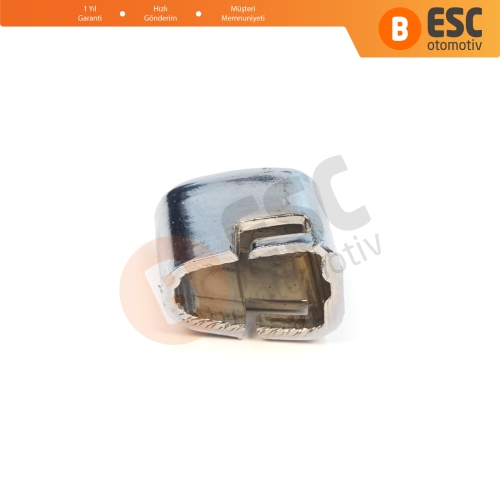 Peugeot 307 3A/C 3E 3H 3B 2000-2012 470198  için Krom Renk Plastik El Fren Düğme Tuş Kapağı