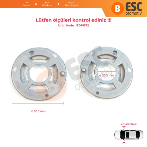 Skoda Kodiaq NS 2016-2024 VW Caddy SA 2015-2020 İçin Sağ Sol Yan Ayna Destek Kovan Alt Parçası