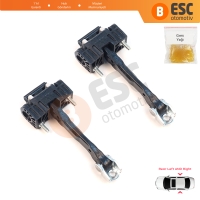 Volvo S40 MK2 544 V50 545 C30 533 31217751 İçin 2 EA Arka Sağ ve Sol Kapı Gergi Yayı