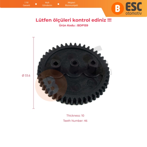 Japon Otomobilleri İçin Kapı Kilidi Motor Dişlisi No: 2