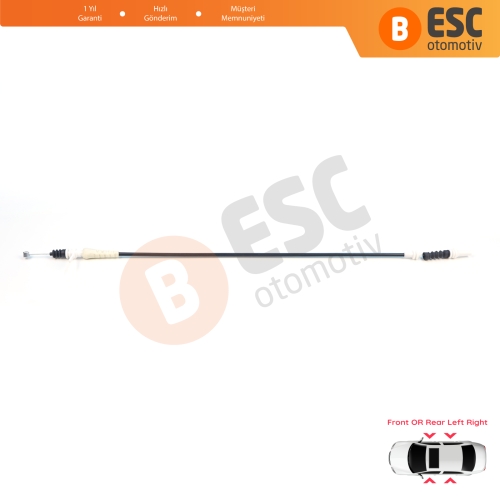 BMW 5 Serisi F10 F11 6 F13 F12 F06 7 F01 F02 F03 F04 51217297439 için Ön veya Arka Dış Kapı Kolu Kilit Açma Teli