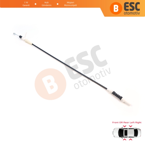 BMW 5 Serisi F10 F11 6 F13 F12 F06 7 F01 F02 F03 F04 51217297439 için Ön veya Arka Dış Kapı Kolu Kilit Açma Teli