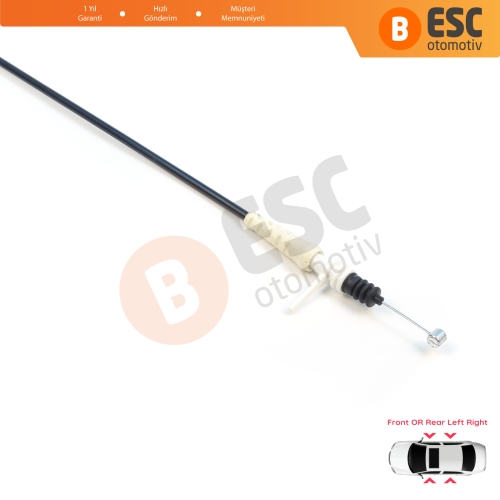 BMW 5 Serisi F10 F11 6 F13 F12 F06 7 F01 F02 F03 F04 51217297439 için Ön veya Arka Dış Kapı Kolu Kilit Açma Teli