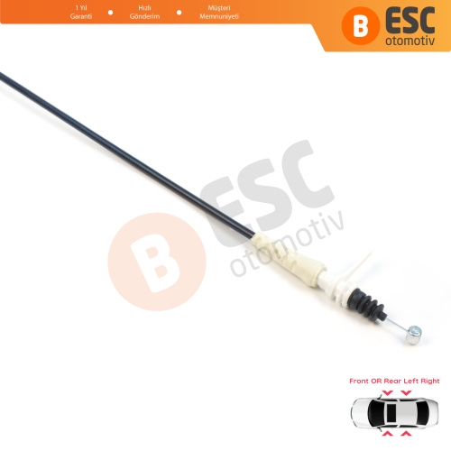 BMW 5 Serisi F10 F11 6 F13 F12 F06 7 F01 F02 F03 F04 51217297439 için Ön veya Arka Dış Kapı Kolu Kilit Açma Teli