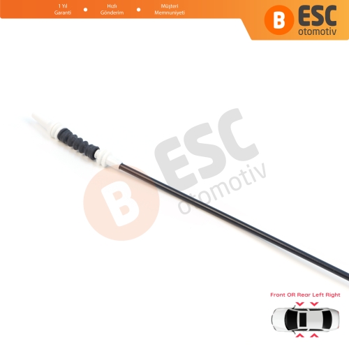 BMW 5 Serisi F10 F11 6 F13 F12 F06 7 F01 F02 F03 F04 51217297439 için Ön veya Arka Dış Kapı Kolu Kilit Açma Teli