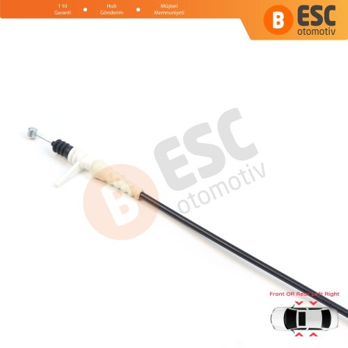 BMW 5 Serisi F10 F11 6 F13 F12 F06 7 F01 F02 F03 F04 51217297439 için Ön veya Arka Dış Kapı Kolu Kilit Açma Teli