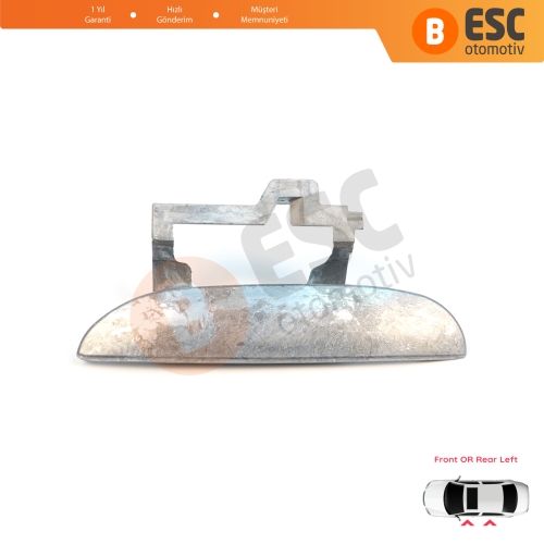 BMW 5 Serisi E39 1996-2003 4/5 Kapılı Sedan Touring 51218245461 51218200663 için Ön veya Arka Sol Metal Dış Kapı Açma Kolu