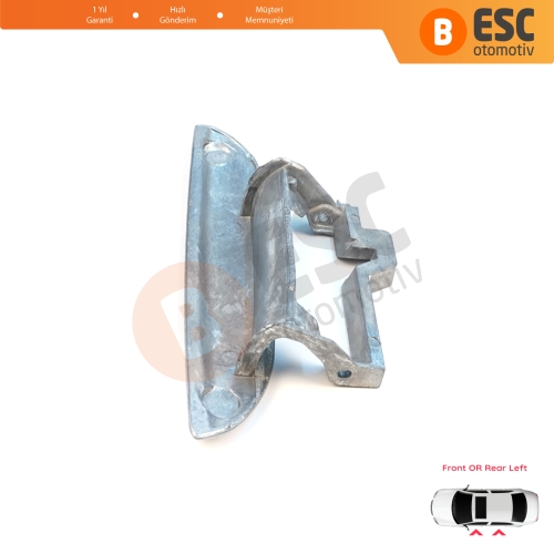BMW 5 Serisi E39 1996-2003 4/5 Kapılı Sedan Touring 51218245461 51218200663 için Ön veya Arka Sol Metal Dış Kapı Açma Kolu