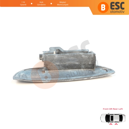 BMW 5 Serisi E39 1996-2003 4/5 Kapılı Sedan Touring 51218245461 51218200663 için Ön veya Arka Sol Metal Dış Kapı Açma Kolu