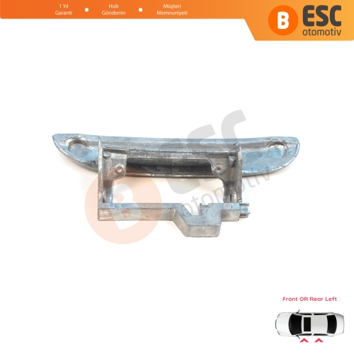 BMW 5 Serisi E39 1996-2003 4/5 Kapılı Sedan Touring 51218245461 51218200663 için Ön veya Arka Sol Metal Dış Kapı Açma Kolu