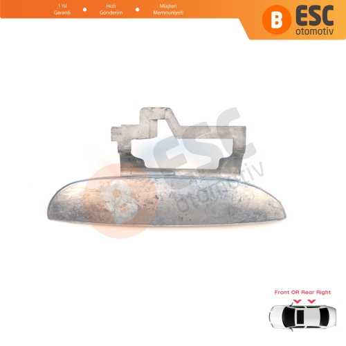 BMW 5 Serisi E39 1996-2003 4/5 Kapılı Sedan Touring 51218245462 51218200664 için Ön veya Arka Sağ Metal Dış Kapı Açma Kolu