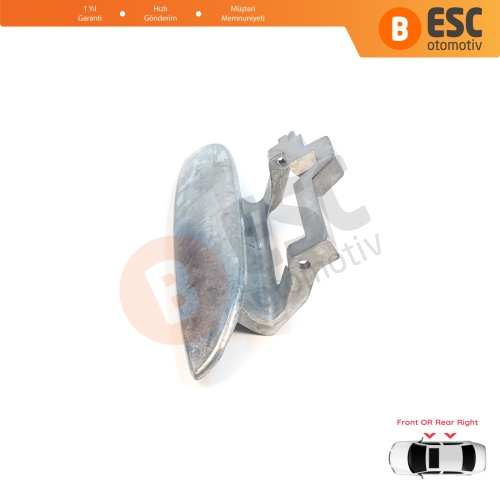 BMW 5 Serisi E39 1996-2003 4/5 Kapılı Sedan Touring 51218245462 51218200664 için Ön veya Arka Sağ Metal Dış Kapı Açma Kolu