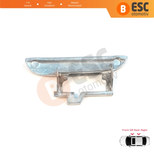 BMW 5 Serisi E39 1996-2003 4/5 Kapılı Sedan Touring 51218245462 51218200664 için Ön veya Arka Sağ Metal Dış Kapı Açma Kolu
