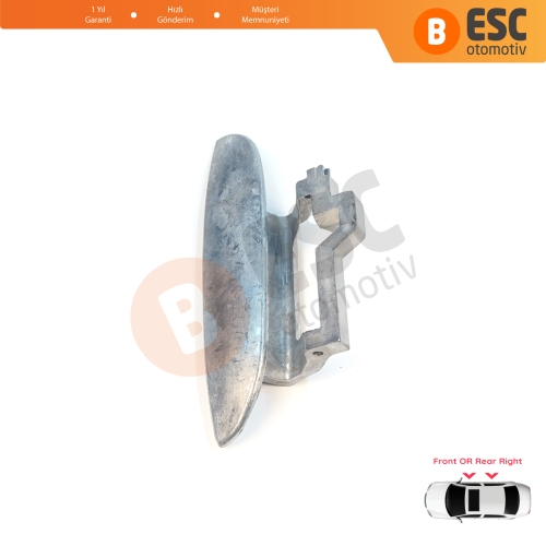 BMW 5 Serisi E39 1996-2003 4/5 Kapılı Sedan Touring 51218245462 51218200664 için Ön veya Arka Sağ Metal Dış Kapı Açma Kolu