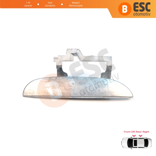 BMW 5 Serisi E39 1996-2003 4/5 Kapılı Sedan Touring 51218245462 51218200664 için Ön veya Arka Sağ Metal Dış Kapı Açma Kolu