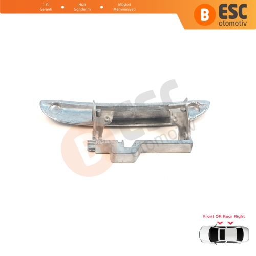 BMW 5 Serisi E39 1996-2003 4/5 Kapılı Sedan Touring 51218245462 51218200664 için Ön veya Arka Sağ Metal Dış Kapı Açma Kolu