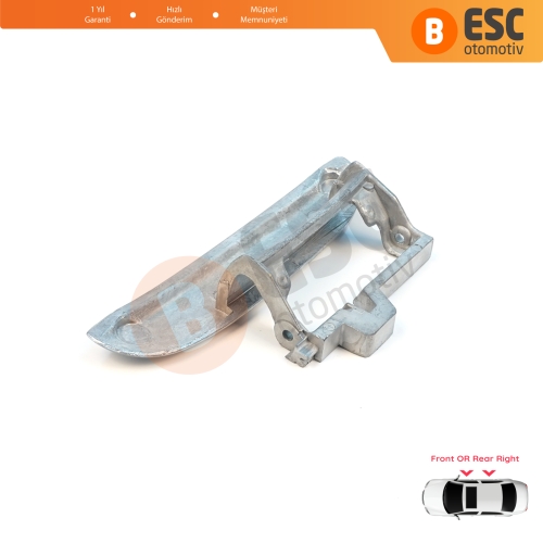 BMW 5 Serisi E39 1996-2003 4/5 Kapılı Sedan Touring 51218245462 51218200664 için Ön veya Arka Sağ Metal Dış Kapı Açma Kolu