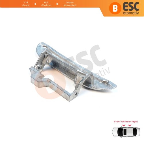 BMW 5 Serisi E39 1996-2003 4/5 Kapılı Sedan Touring 51218245462 51218200664 için Ön veya Arka Sağ Metal Dış Kapı Açma Kolu