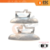 BMW 5 Serisi E39 1996-2003 4/5 Kapılı Sedan Touring 51218245461 51218245462 için Ön veya Arka Sağ Sol Metal Dış Kapı Açma Kolu