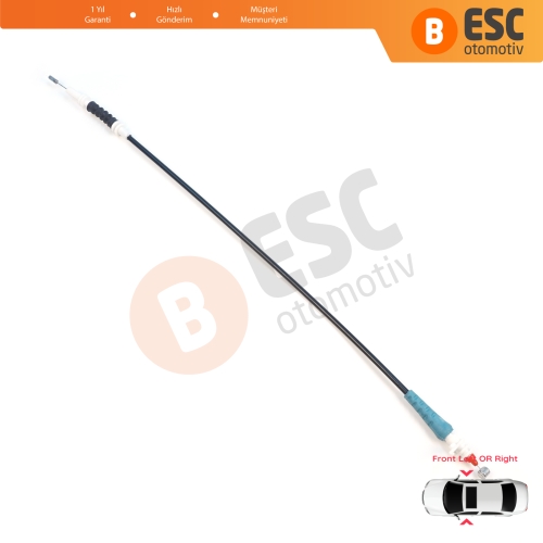 BMW 3 Series F30 F31 F35 F80 M3 LCI 2012-2019 51217259828 için Ön Dış Kapı Kolu Kilit Açma Teli